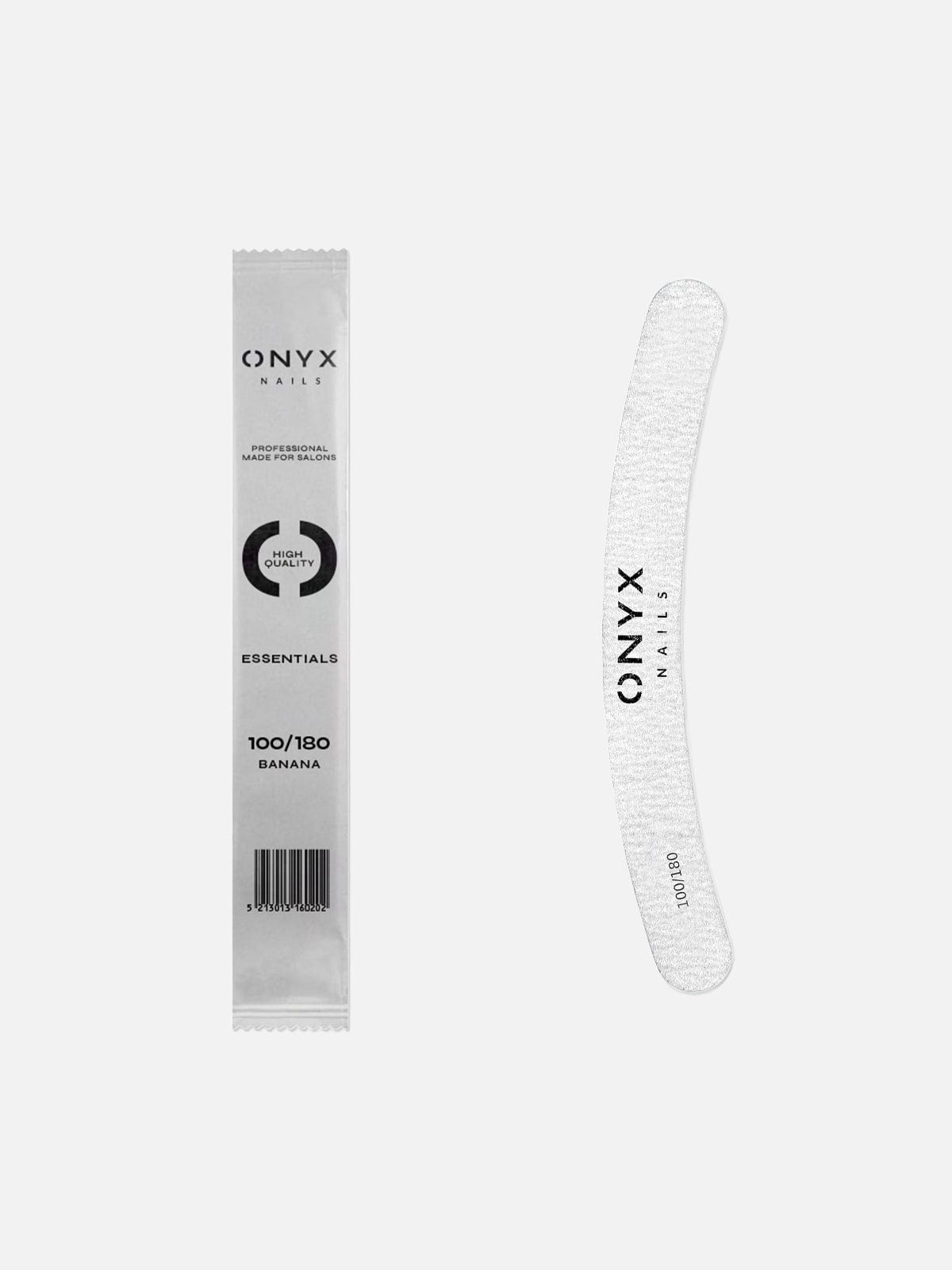 Onyx Nails Пилка изогнутая - Banana 100/180