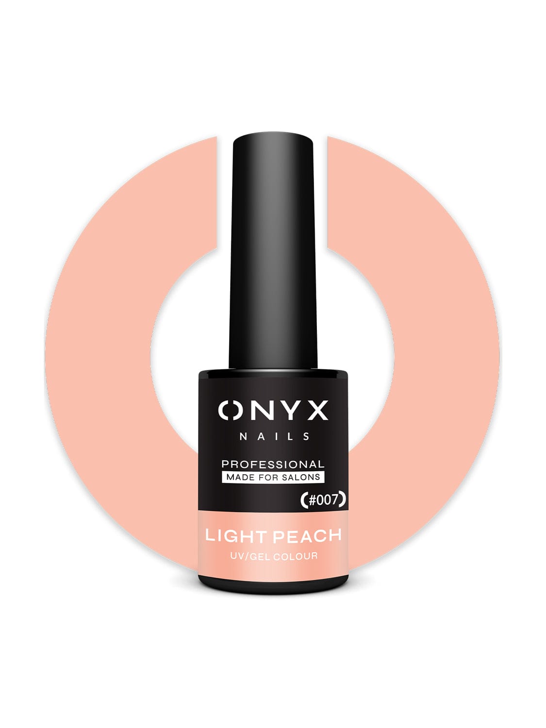 Onyx Nails Gel Polish 007 Light Peach 7ml