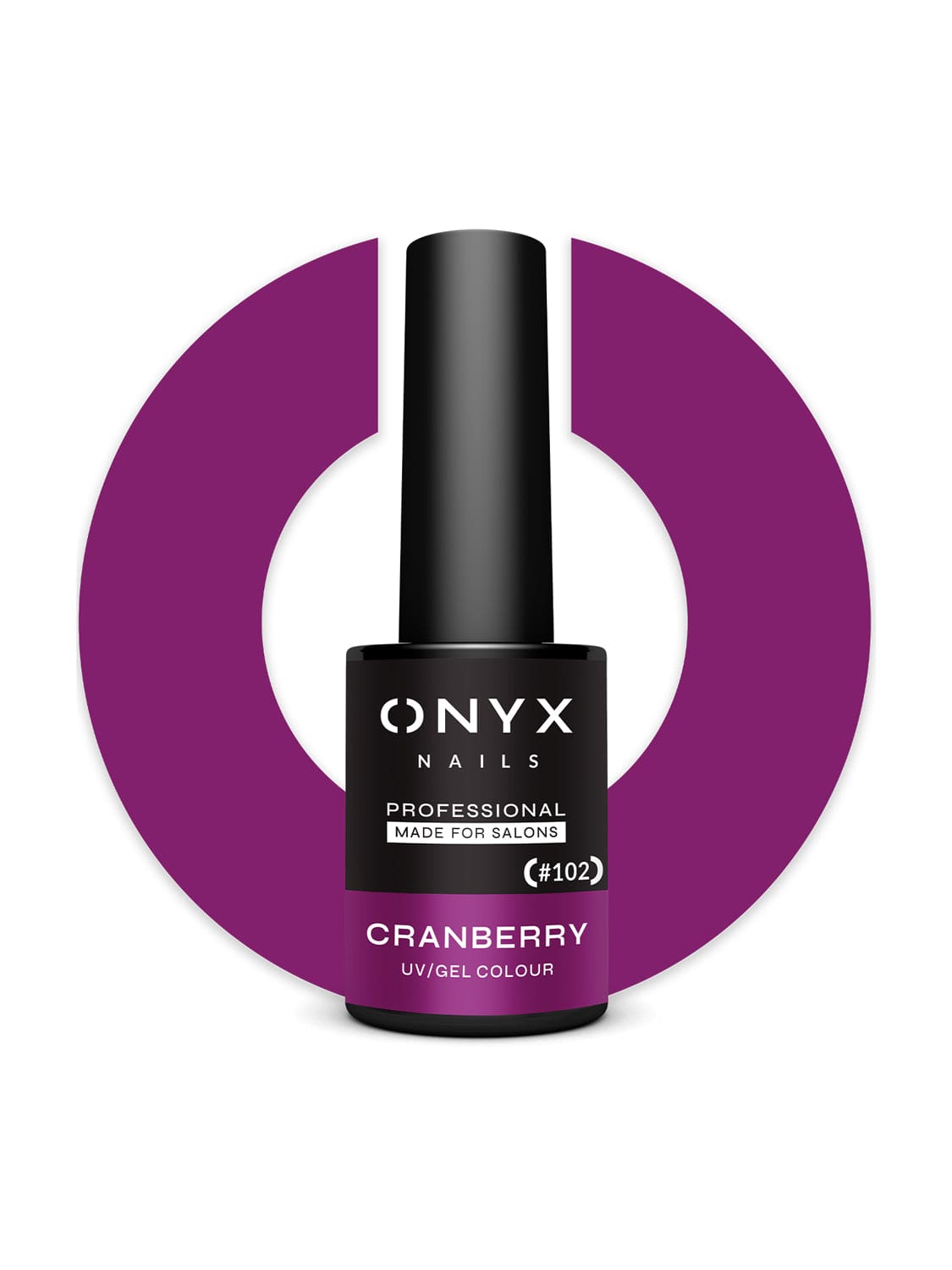 Onyx Nails Gel Polish 102 Cranberry 7ml