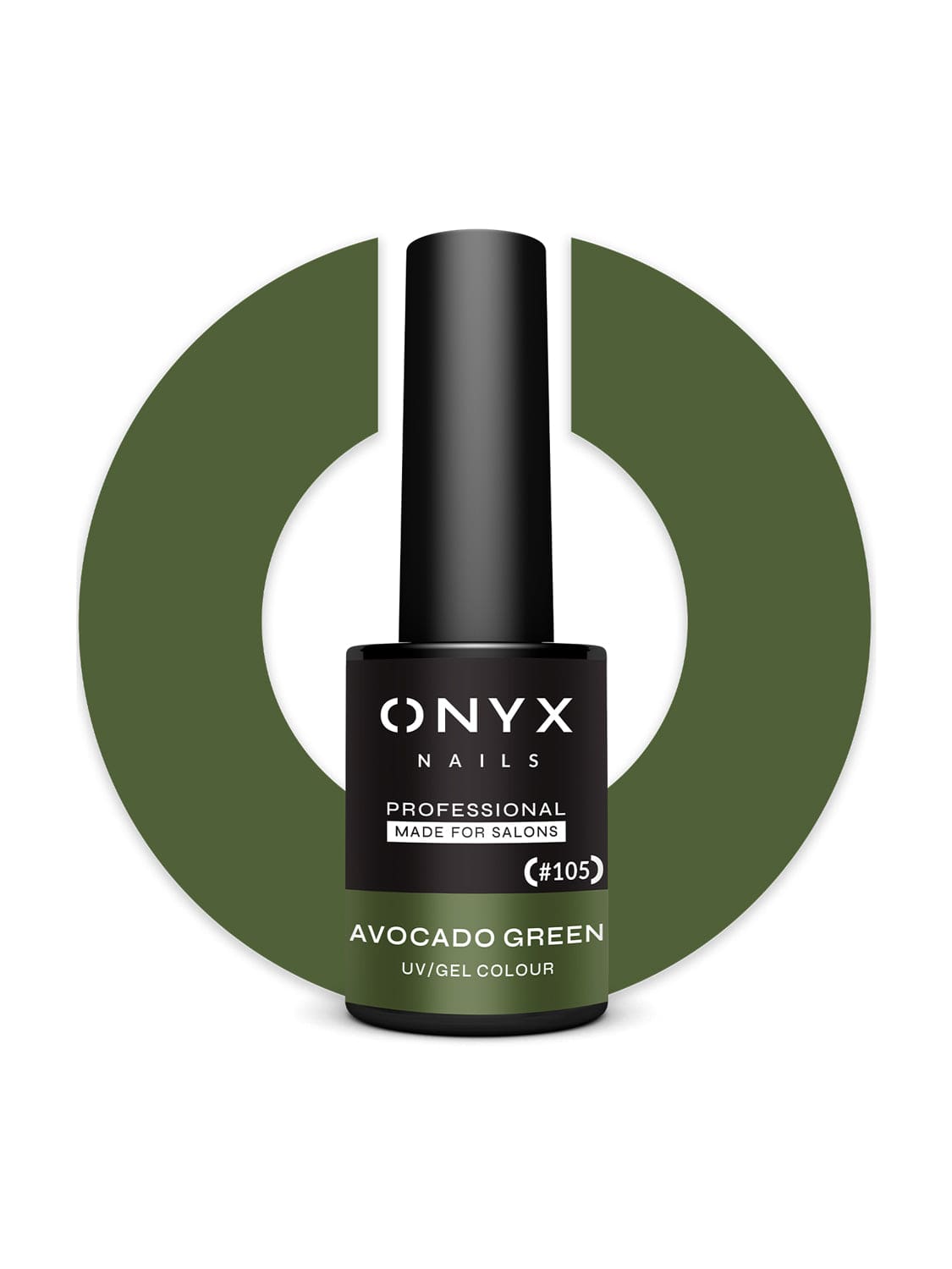 Onyx Nails Gel Polish 105 Avocado Green 7ml