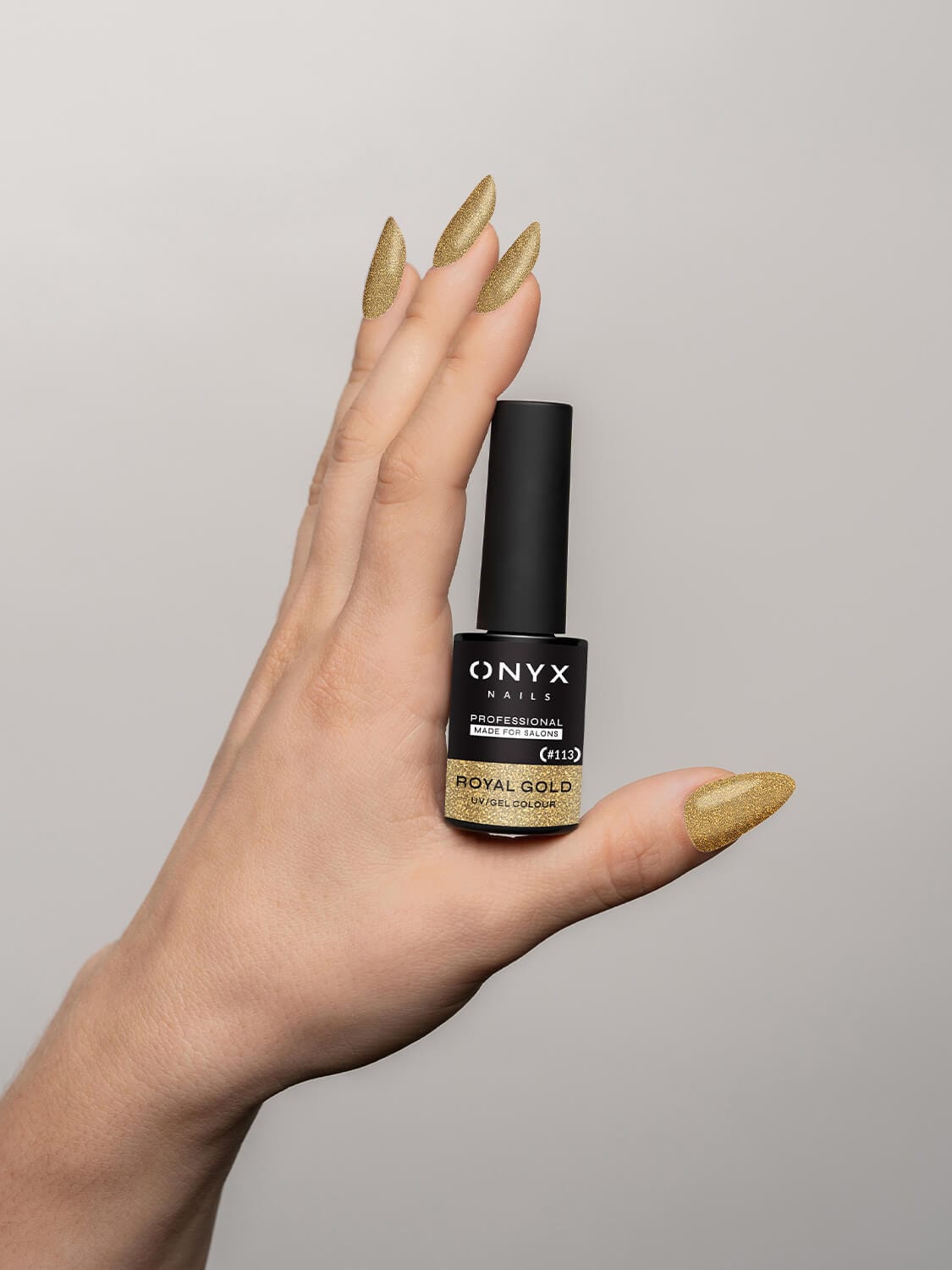 Onyx Nails Гель-лак 113 Royal Gold 7 мл