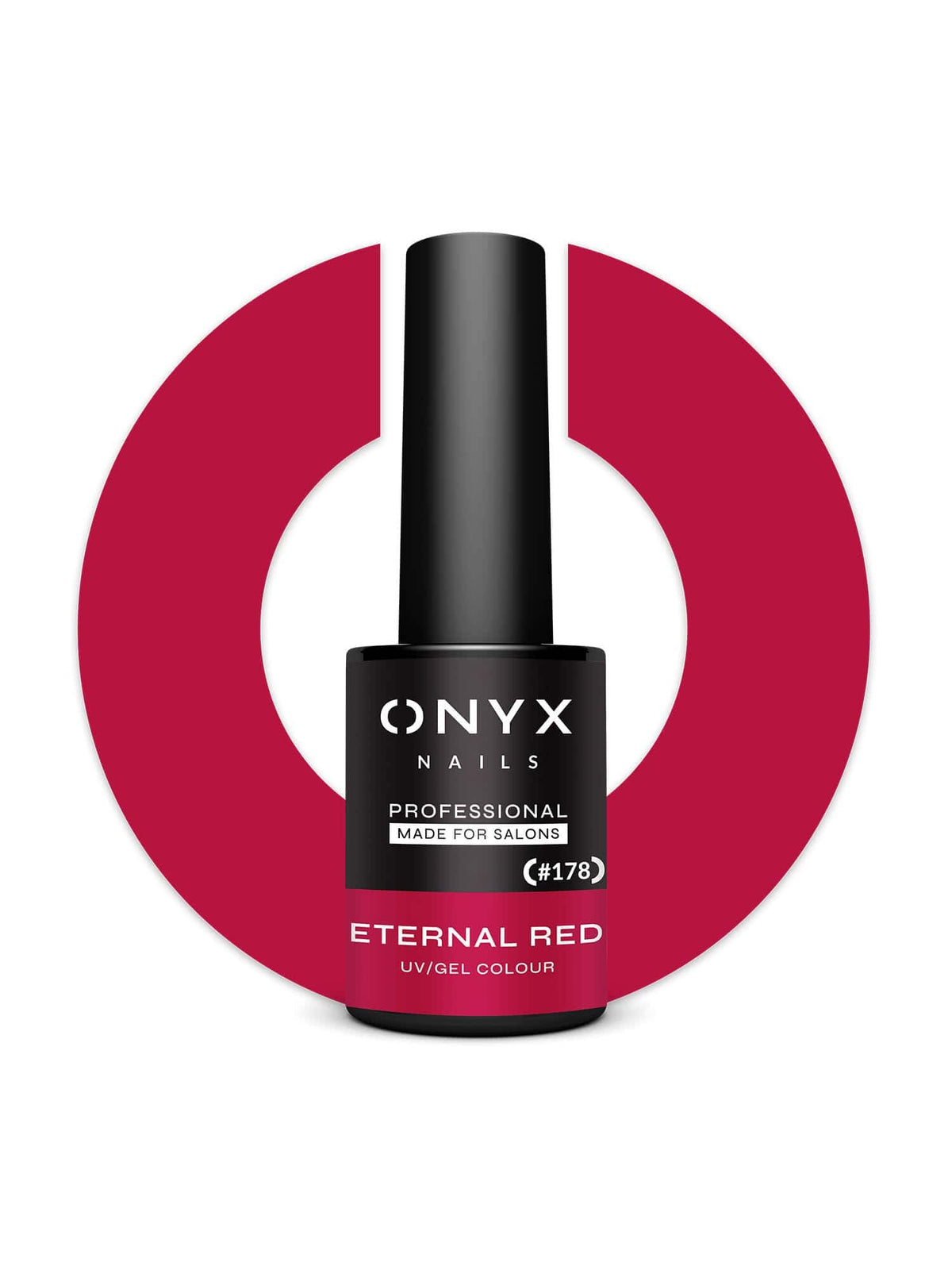 Onyx Nails Гель-лак 178 Eternal Red 7 мл