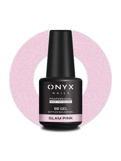 Gel χτισίματος σε μπουκάλι BB13 - Glam Pink 15ml