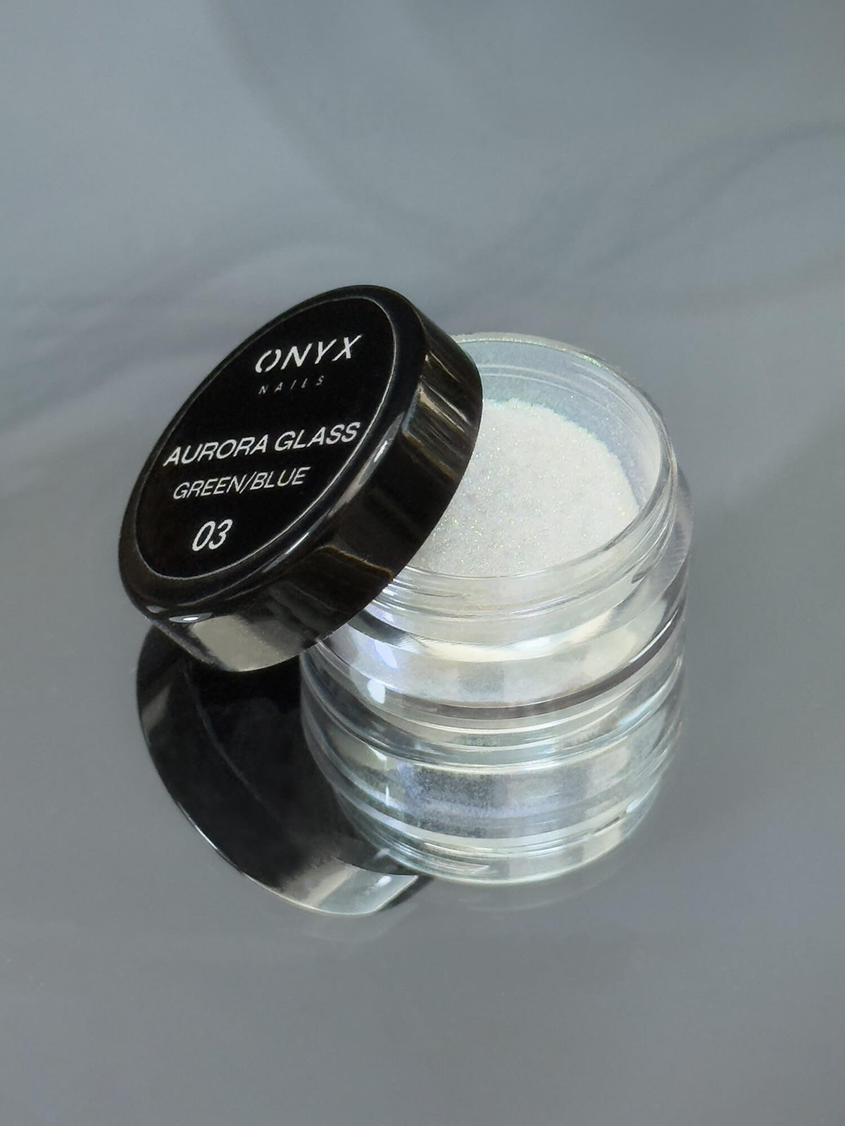 Пудра Aurora Glass — 03 Зелено-голубая
