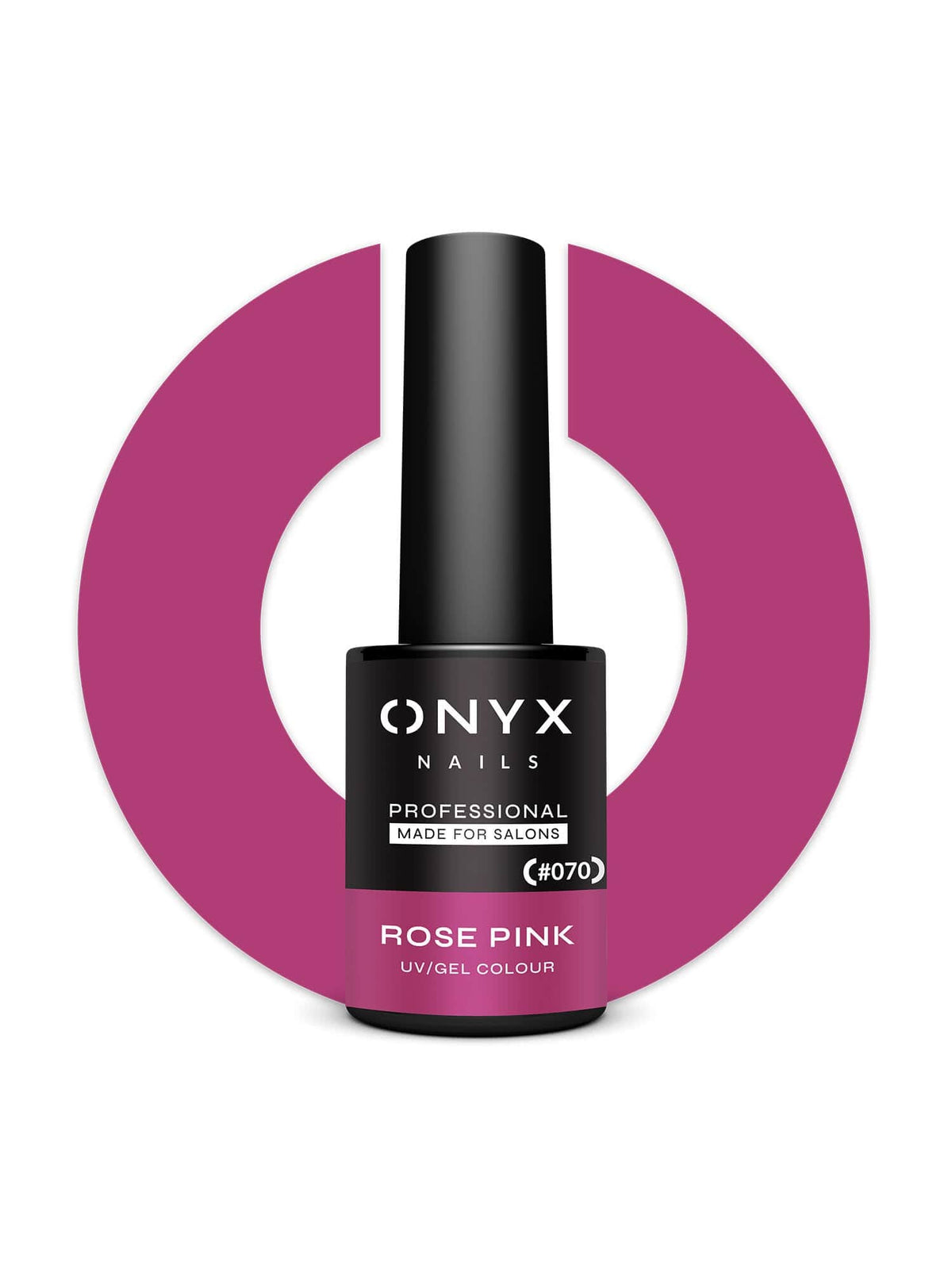 Onyx Nails Gel Polish 070 Rose Pink 7ml