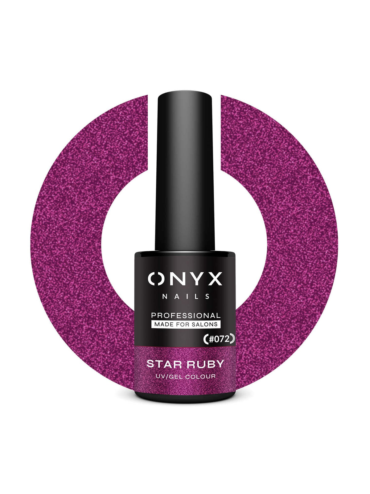 Onyx Nails Гель-лак 072 Star Ruby 7 мл