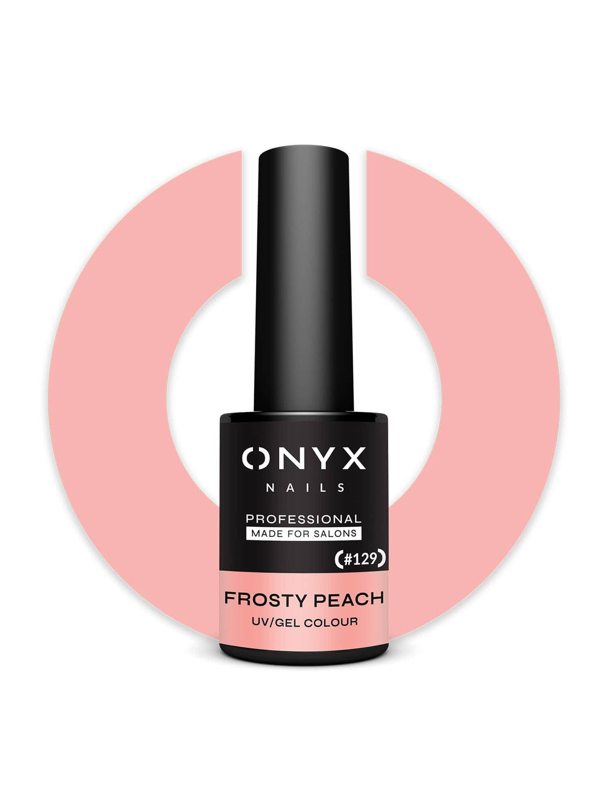 Onyx Nails Гель-лак 129 Frosty Peach 7 мл