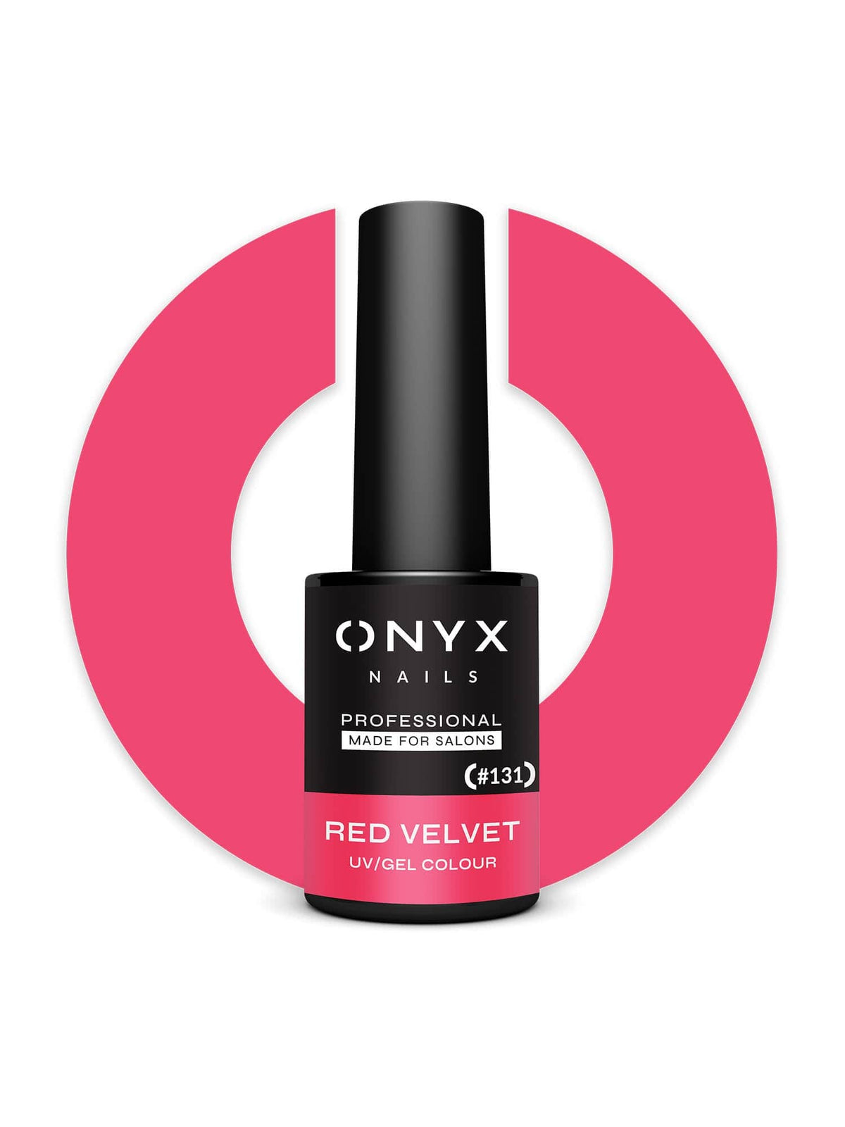Onyx Nails Gel Polish 131 Red Velvet 7ml