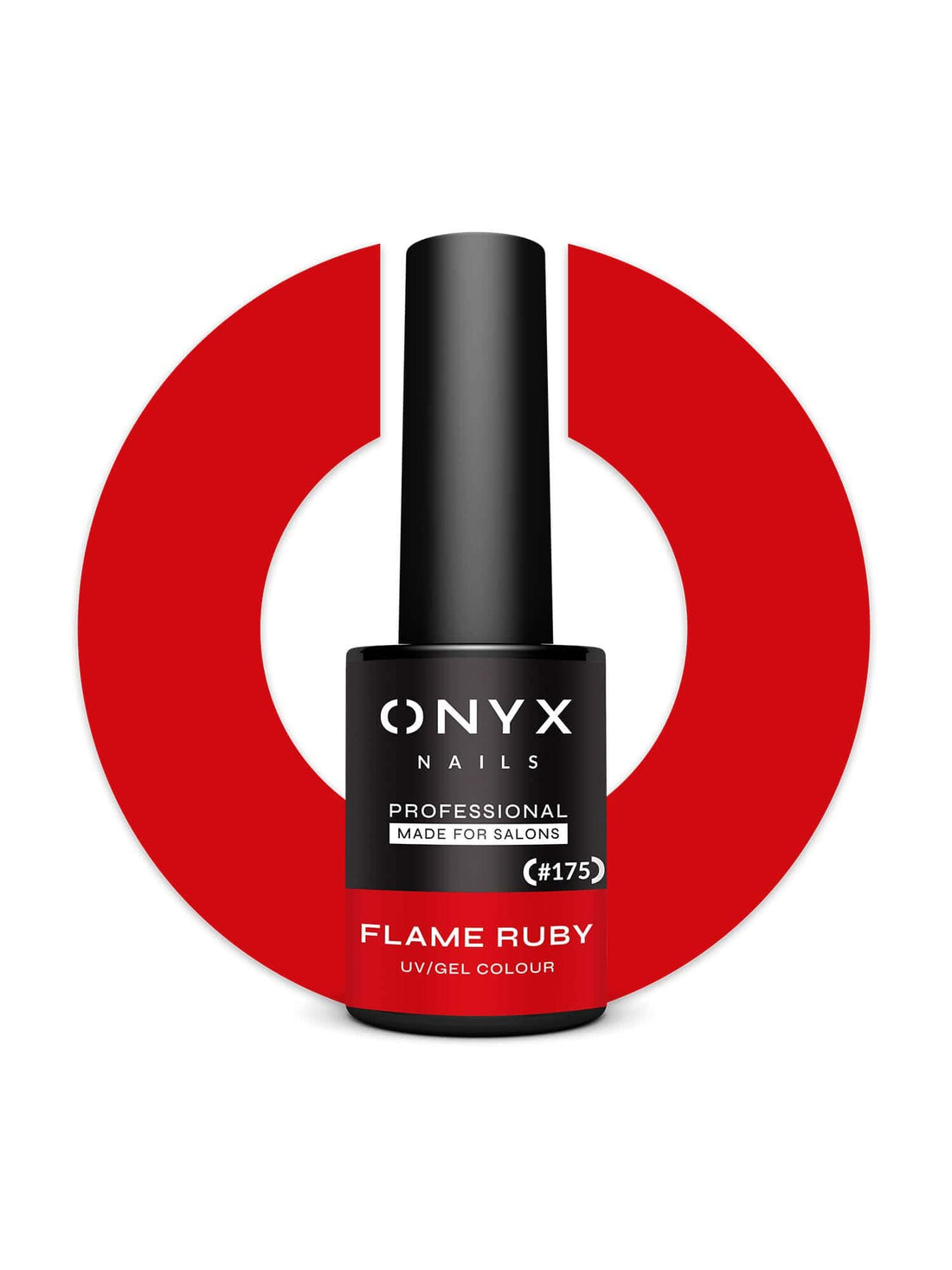 Onyx Nails Ημιμόνιμο βερνίκι 175 Flame Ruby 7 ml