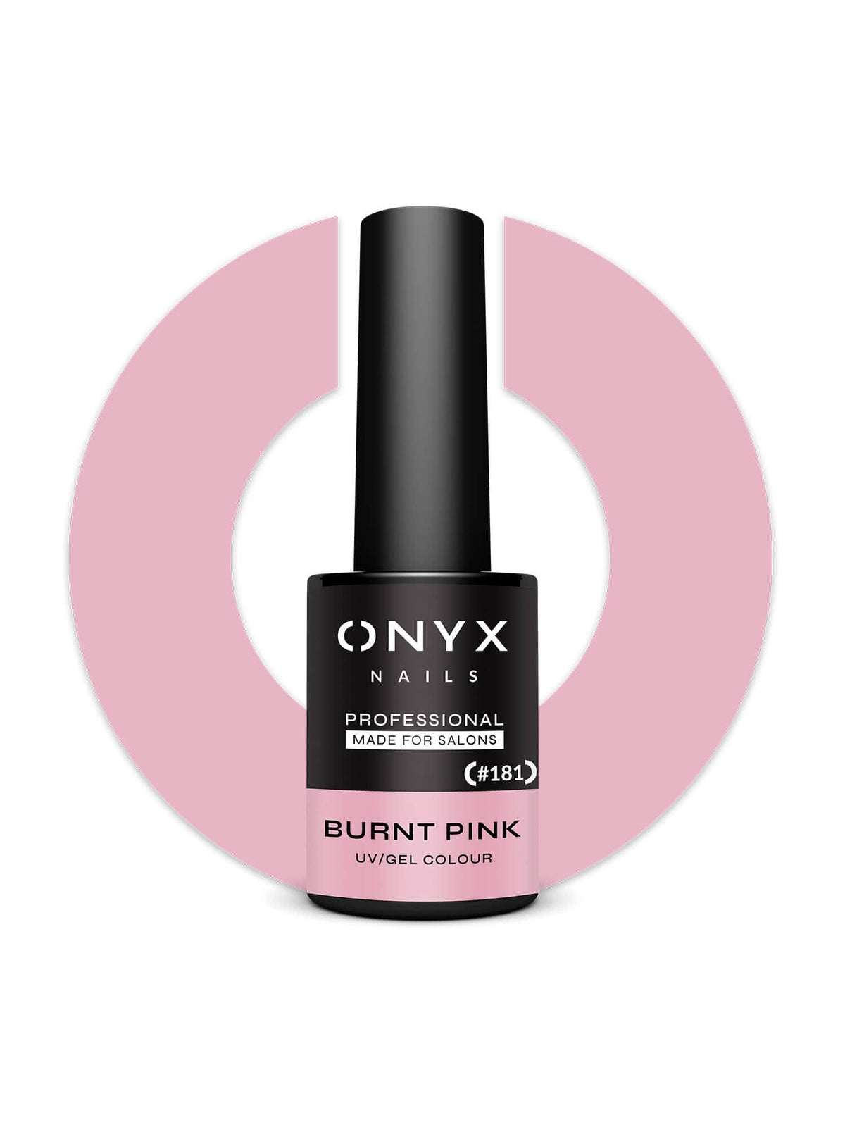 Onyx Nails Gel Polish 181 Burnt Pink 7ml